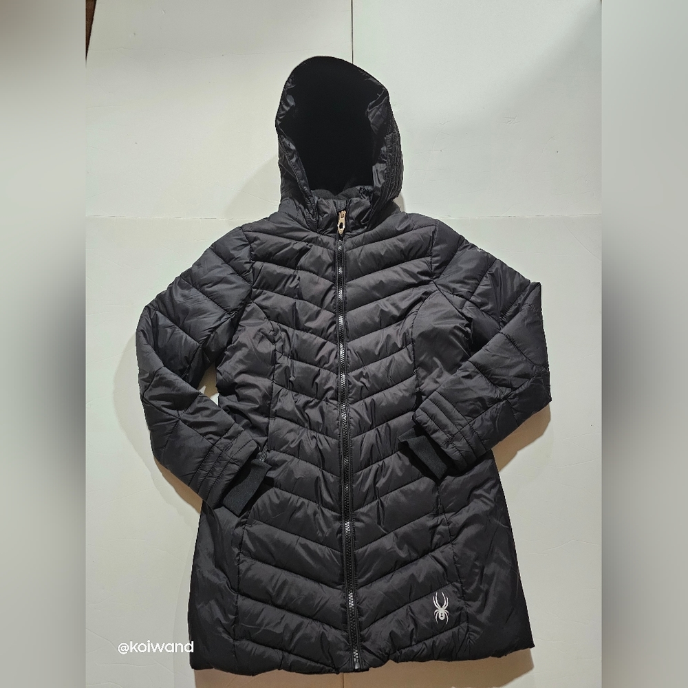 Spyder Kids Black Jacket Size M 8/10